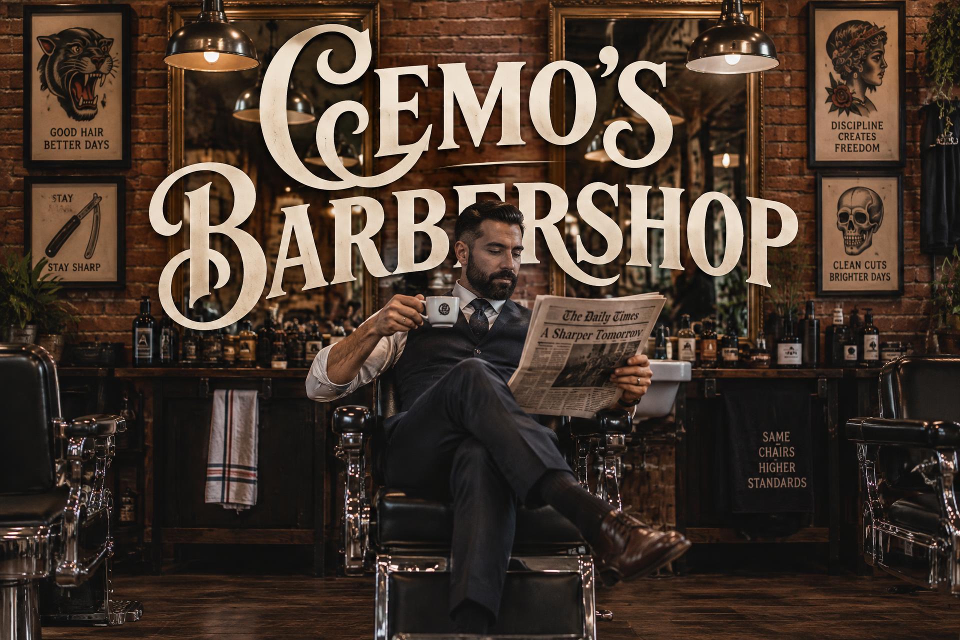 Cemo’s Barbershop – Herr im Barberstuhl